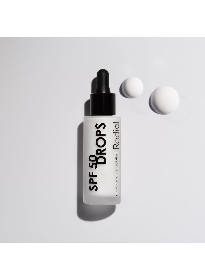 Rodial SPF 50 Drops 31ml – High Protection for Sensitive Skin, Broad Spectrum SPF 50 & Butterfly Bush, Non-Greasy Fluid for UV Damage Relief 31ml - Image 3